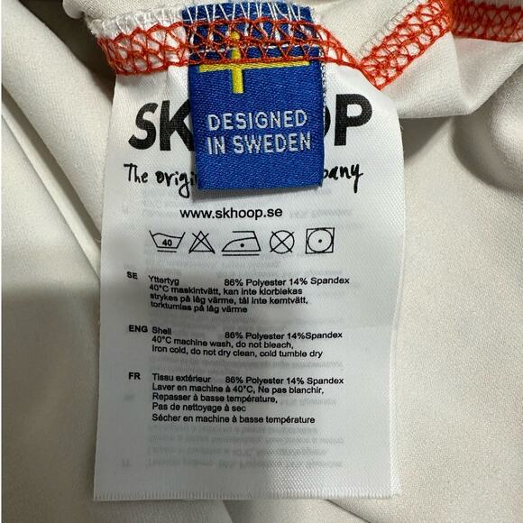 SKhoop Josefin Performance Wear Dress in Orange and Tan, Size XS - Picture 5 of 9